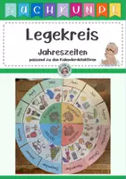 Vorschau - Fördermaterial/Inklusion - Legekreis Jahreszeiten - Deckblatt