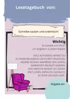 Vorschau - Unterrichtsreihen - „Auerhaus“ Lesetagebuch zur Lektüre - Seite 1