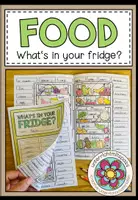 Vorschau - Arbeitsblätter - What's in your fridge? - Vocabulary Craftivity - Deckblatt