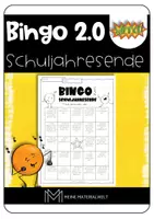 Vorschau - Spiele - Bingo 2.0 zum Schuljahresende - Ein anderer Rückblick - Deckblatt