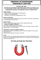 Vorschau - Stundenentwürfe - Magnetisierung – Elementarmagnete, Magnetisieren & Entmagnetisieren | Physik Magnetismus - Seite 1