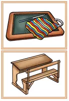 Vorschau - Präsentationen/Tafelbilder - Schule früher und heute - Bildkarten / Tafelmaterial - Seite 1