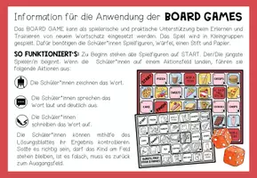 Vorschau - Spiele - Fast Food, Drinks & Sweets - Vocabulary Board Game - Seite 1