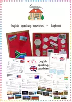 Vorschau - Arbeitsblätter - English Speaking Countries / Landeskunde: Lapbook (Projekt) - Englisch - Kl. 3/4 - Deckblatt