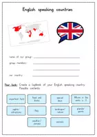 Vorschau - Arbeitsblätter - English Speaking Countries / Landeskunde: Lapbook (Projekt) - Englisch - Kl. 3/4 - Seite 3