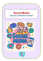 Vorschau - Arbeitsblätter - Sachtexte sinnerfassend lesen mit Lesefeedback _ Thema Social Media _ Chancen und Risiken im Netz - Deckblatt