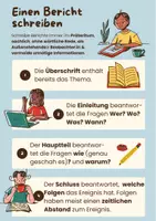 Vorschau - Arbeitsblätter - Materialpaket: Berichten - Deckblatt