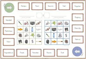 Vorschau - Unterrichtsreihen - Freiarbeit F, Einführung Buchstabe F, 3x Bingo, 6x Domino, 1x Domino Tafelmaterial, vielfach differenziert! Mit Selbstkontrolle - Seite 2