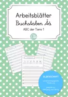 Vorschau - Arbeitsblätter - Materialpaket Schreibschrift ABC der Tiere - Seite 1