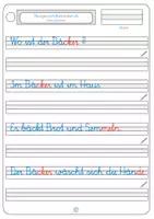 Vorschau - Arbeitsblätter - Materialpaket Schreibschrift ABC der Tiere - Seite 3