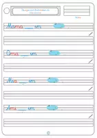 Vorschau - Arbeitsblätter - Schreibschrift Aa - Seite 2