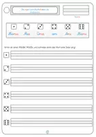 Vorschau - Arbeitsblätter - Schreibschrift Aa - Seite 3