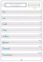 Vorschau - Arbeitsblätter - Schreibschrift eu - Seite 1