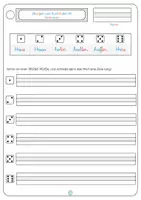 Vorschau - Arbeitsblätter - Schreibschrift Hh - Seite 3