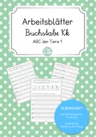 Vorschau - Arbeitsblätter - Schreibschrift Kk - Deckblatt