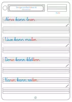 Vorschau - Arbeitsblätter - Schreibschrift Kk - Seite 2