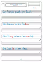 Vorschau - Arbeitsblätter - Schreibschrift Qu, Cc, Yy - Seite 2