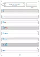 Vorschau - Arbeitsblätter - Schreibschrift Rr - Seite 1