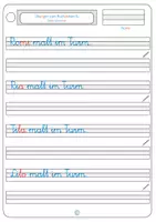 Vorschau - Arbeitsblätter - Schreibschrift Rr - Seite 2