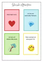 Vorschau - Arbeitsblätter - Islamische Affirmationskarten und Relexionsaufgaben - Seite 2