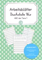 Vorschau - Arbeitsblätter - Schreibschrift Ww - Deckblatt