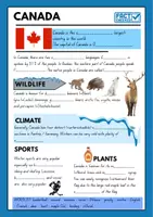 Vorschau - Arbeitsblätter - Fact File Canada - including KEY - Deckblatt