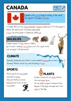 Vorschau - Arbeitsblätter - Fact File Canada - including KEY - Seite 1