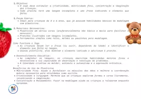 Vista previa - Tarjetas / Manipulativos - completa estas imagens com plasticina - página 1