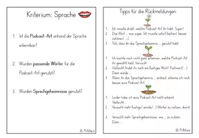 Vorschau - Stundenentwürfe - Materialpaket zum Unterrichtsentwurf "Podcasts" - Seite 2