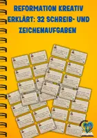 Vorschau - Aufgabenkarten - Reformation kreativ erklärt: Luther, Glaubenskriege & Co. - Deckblatt