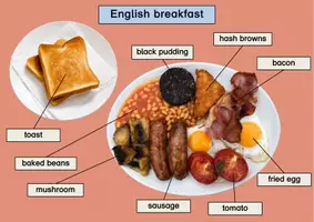 Vorschau - Arbeitsblätter - English breakfast (Frühstück in England) Materialpaket - Englisch Grundschule - Seite 3