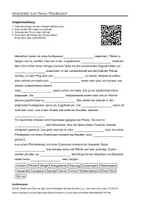 Vorschau - Arbeitsblätter - Arbeitsblätter zum Thema "Pferdezucht" (Lückentext, Hörverstehen) + Lösung & MP3 - Deckblatt