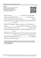 Vorschau - Arbeitsblätter - Arbeitsblätter zum Thema "Reiner Knizia" (Lückentext, Hörverstehen) + Lösung & MP3 - Deckblatt