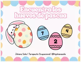 Vista previa - Tarjetas / Manipulativos - Encuentra los huevos de pascua - Portada