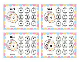 Vista previa - Tarjetas / Manipulativos - Encuentra los huevos de pascua - página 2