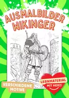 Vorschau - Arbeitsblätter - Ausmalbilder Wikinger - Deckblatt