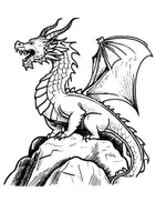 Vorschau - Mal- und Bastelvorlagen - Drachen Kunst Ausmalbilder ausmalen Zwischendurch - Seite 3