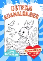 Vorschau - Mal- und Bastelvorlagen - Ostern Ostereier Ausmalbilder Osterhase ausmalen Zwischendurch - Deckblatt