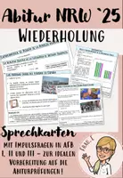 Vorschau - Arbeitsblätter - Spanisch Abiturthemen NRW Wiederholungsmaterial (Word-Dateien!) - Deckblatt