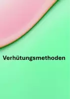 Vorschau - Stundenentwürfe - Verhütungsmethoden - Deckblatt