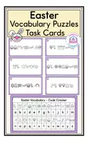 anteprima - Esercizi - Easter Vocabulary - Puzzle Task Cards - Pagina di copertina