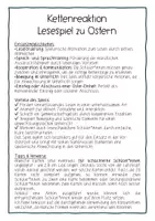 Vorschau - Spiele - Kettenreaktion Lesespiel Ostern Grundschule Sek I - Seite 2