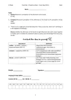 Vorschau - Klassenarbeiten - Exam zur Lektüre Every Day mit Erwartungshorizont - Deckblatt