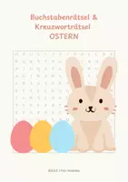 Vorschau - Arbeitsblätter - Buchstaben- und Kreuzworträtsel Ostern - Deckblatt