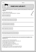 Vorschau - Arbeitsblätter - Satzglieder Klasse 4/5: Subjekt, Objekt & Prädikat - Seite 2