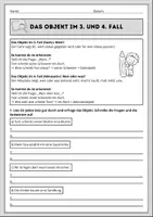 Vorschau - Arbeitsblätter - Satzglieder Klasse 4/5: Subjekt, Objekt & Prädikat - Seite 3