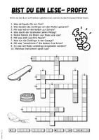 Vorschau - Arbeitsblätter - Cool wie Bolle (Thomas Winkler): Quiz und Rätsel zum Buch - Seite 1