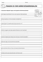Vorschau - Arbeitsblätter - Märchen Klasse 5/6: Der Froschkönig - Seite 3