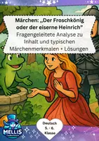 Vorschau - Arbeitsblätter - Märchen Klasse 5/6: Der Froschkönig - Deckblatt
