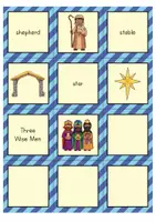 anteprima - Flashcard - Christmas Story Matching Pairs Game (English) / Gioco delle coppie di storie di Natale (Inglese) - Pagina 3